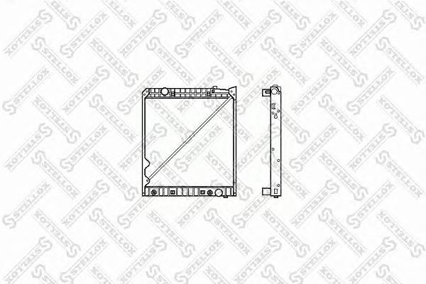 8103308SX Stellox radiador de esfriamento de motor