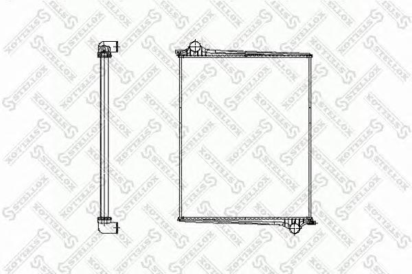 8103326SX Stellox radiador de esfriamento de motor