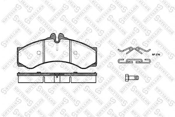 Купить 625000BSX Stellox Колодки тормозные