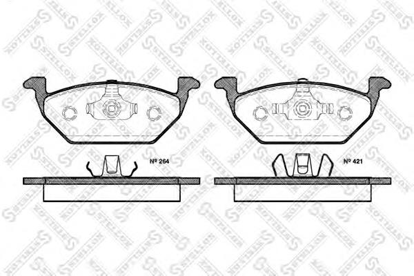 Колодки Stellox 644020BSX цена, от 22.86 USD