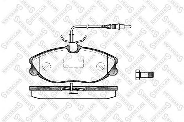 615004BSX Stellox Колодки передние