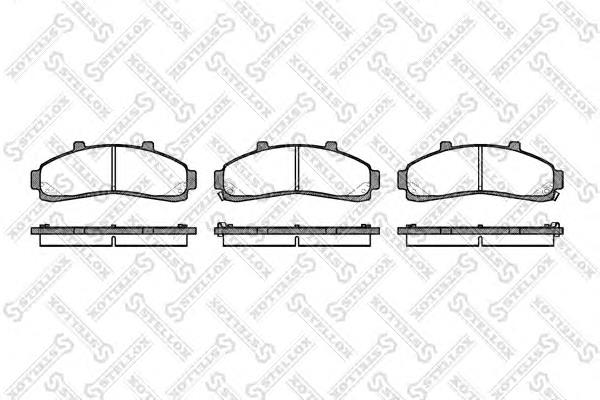 Передние тормозные колодки 582002BSX Stellox