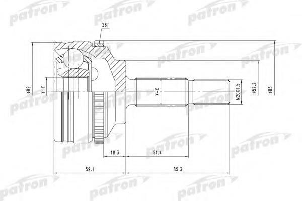 PCV1378 Patron Наружная граната