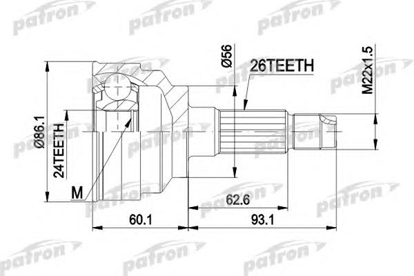 PCV3025 Patron Наружная граната