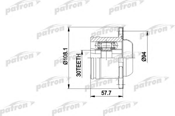 PCV5010 Patron junta homocinética interna dianteira