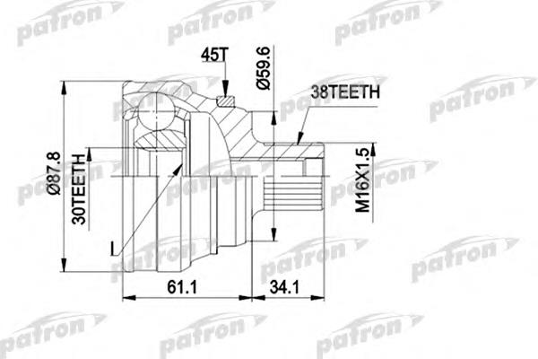 PCV1140 Patron Наружная граната