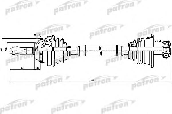 48 сторона. Приводной вал patron pds0139. Вал приводной patron pds0522. Patron pds0616 вал приводной. Приводной вал patron pds0291.