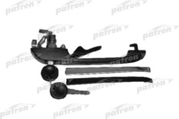 Ручка двери передней наружная правая Patron P200001R цена, от 6.21 USD