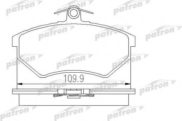 Купить PBP774 Patron Колодки тормозные