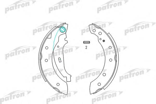 PSP519 Patron Барабанные тормозные колодки