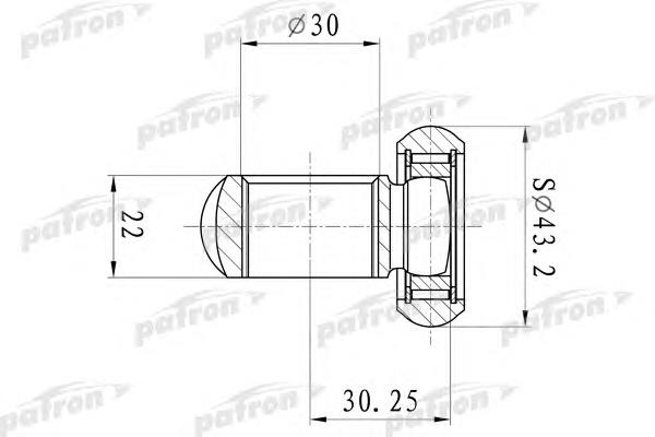 Крестовина гранаты Patron PTD006 цена, от 34.36 USD