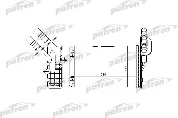 PRS2071 Patron radiador de forno (de aquecedor)