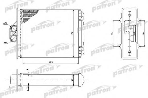 PRS2050 Patron radiador de forno (de aquecedor)