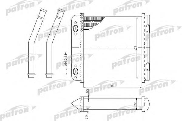 PRS2047 Patron radiador de forno (de aquecedor)