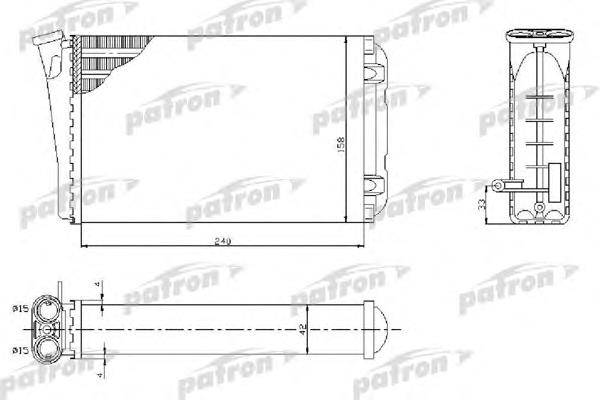 PRS2048 Patron radiador de forno (de aquecedor)