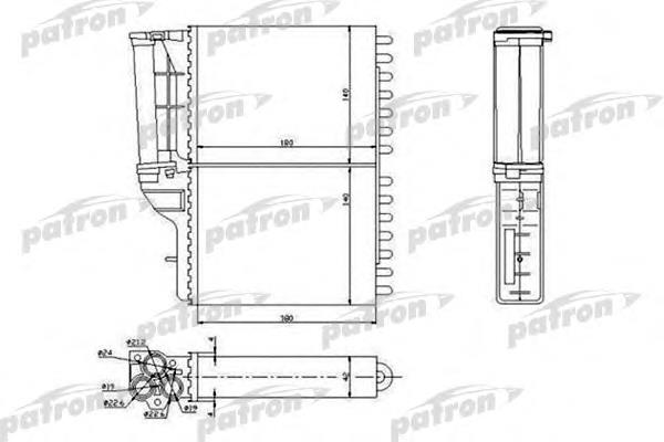 PRS2006 Patron radiador de forno (de aquecedor)