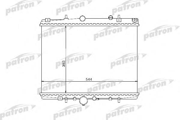 PRS3504 Patron radiador de esfriamento de motor