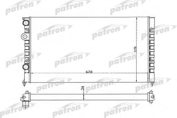 PRS3374 Patron radiador de esfriamento de motor