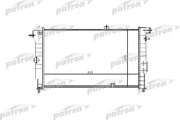 PRS3330 Patron radiador de esfriamento de motor