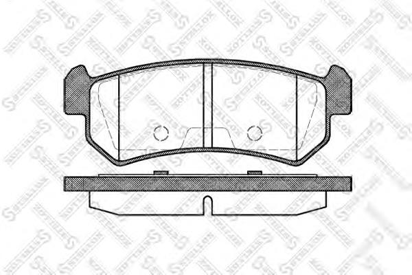 Колодки дисковые  Stellox 1059000SX цена, от 10.14 USD