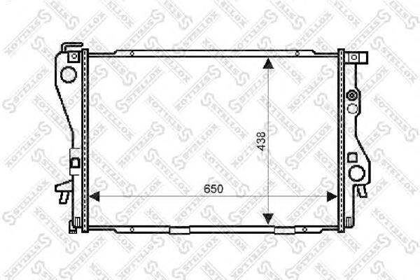 1025082SX Stellox suporte de amortecedor dianteiro direito