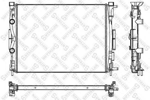 1025358SX Stellox radiador de esfriamento de motor