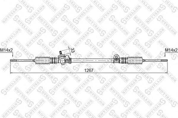 0035013SX Stellox cremalheira da direção