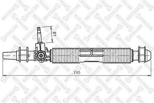 00-35020-SX Stellox cremalheira da direção