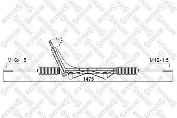 00-35014-SX Stellox cremalheira da direção