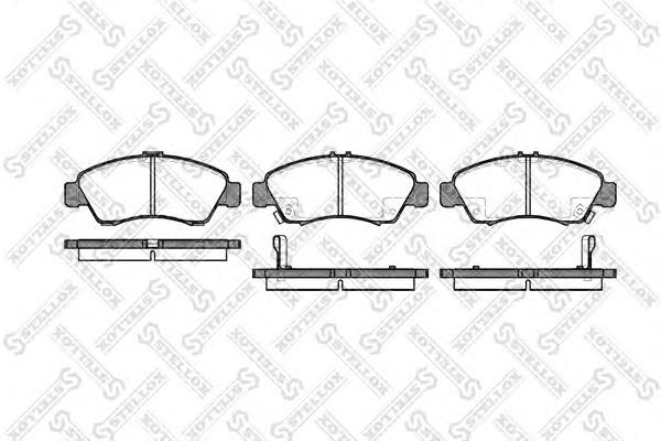 Передние тормозные колодки 430002BSX Stellox