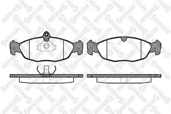 Тормозные колодки Stellox 404000SX