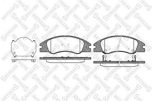 Колодки Stellox 145002SX цена, от 18.51 USD