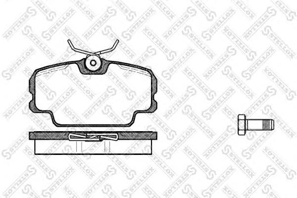 Купить 156010SX Stellox Колодки тормозные