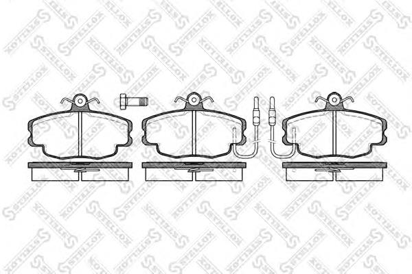 152032SX Stellox sapatas do freio dianteiras de disco