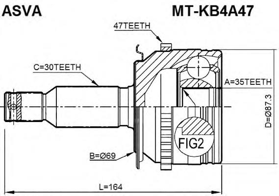 MTKB4A47 Asva Наружная граната