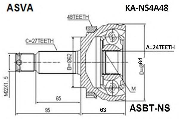 KANS4A48 Asva Наружная граната
