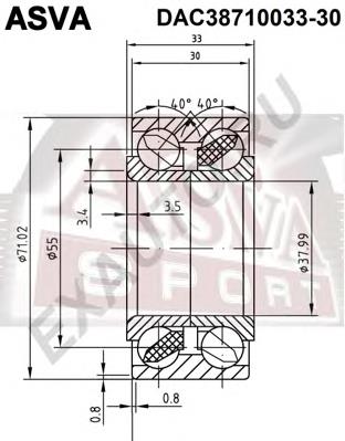 9036938006 Toyota rolamento de cubo dianteiro