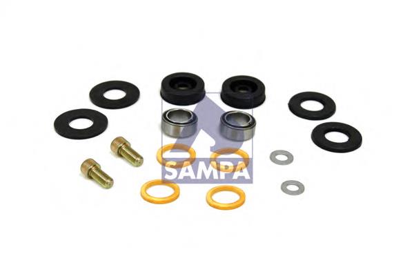 020.591 Sampa Otomotiv‏ kit de reparação de charneira do amortecedor de cabina (truck)