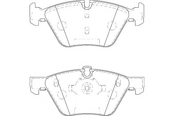 Передние тормозные колодки WBP23794A Wagner