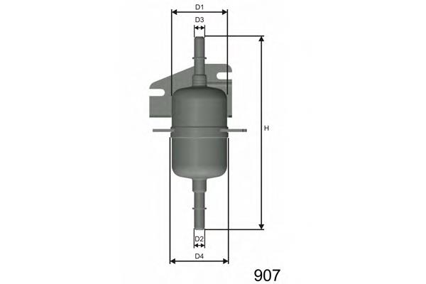 E105 Misfat filtro de combustível
