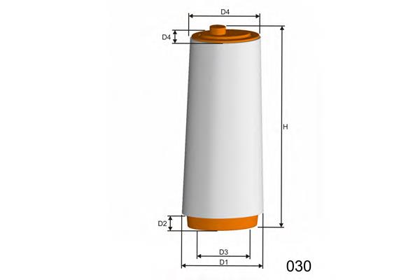 R353 Misfat filtro de ar