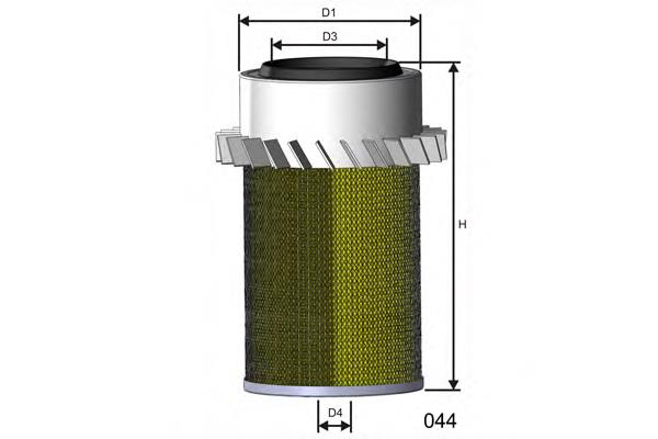 R931 Misfat filtro de ar