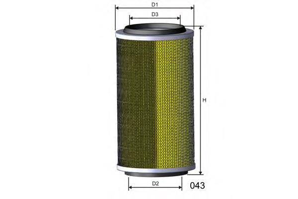 RM877 Misfat filtro de ar