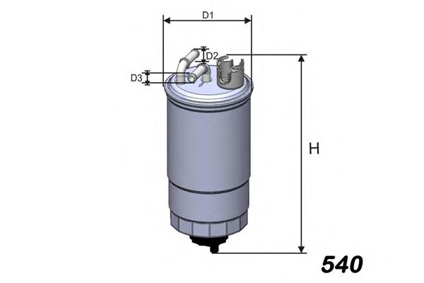 M276 Misfat filtro de combustível