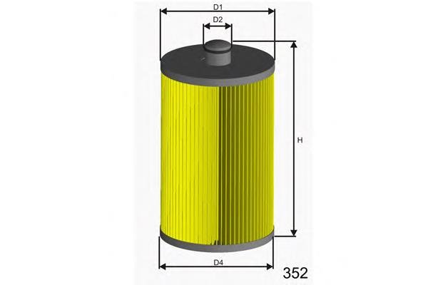 F126 Misfat filtro de combustível