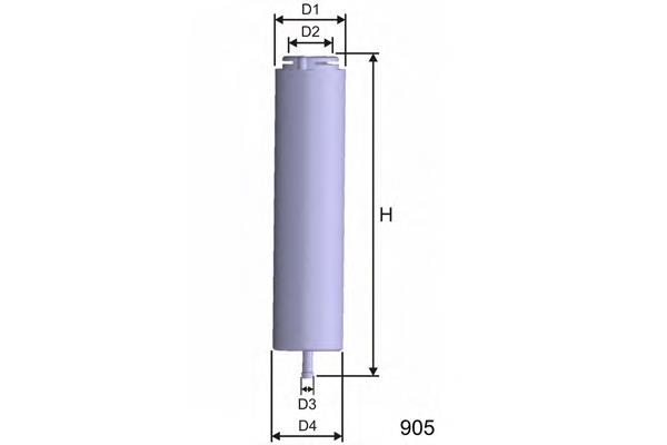 E101 Misfat filtro de combustível