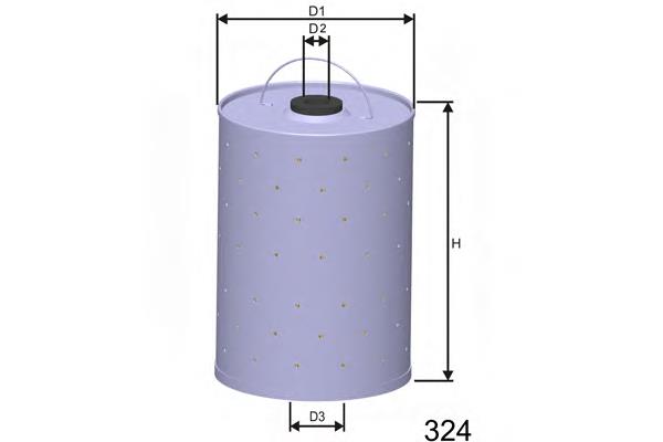 L474 Misfat filtro de óleo