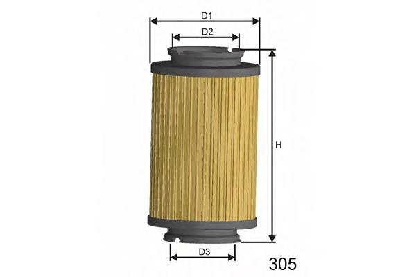 F107 Misfat filtro de combustível
