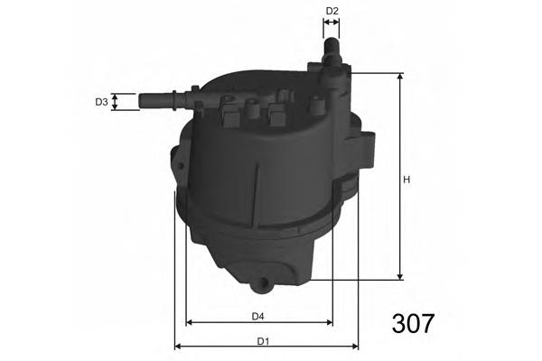 F112 Misfat filtro de combustível