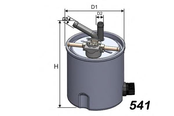 M556 Misfat filtro de combustível